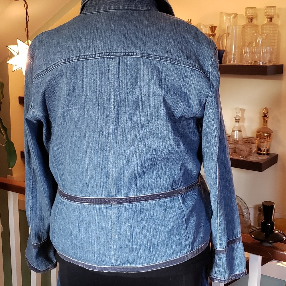 Ruby Road Denim Button Front Jacket - image 6